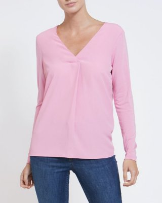 V-Neck Jersey Back Top V-Neck Jersey Back Top