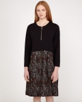 Carolyn Donnelly The Edit Squiggle Print Cotton Hem Dress Carolyn Donnelly The Edit Squiggle Print Cotton Hem Dress