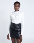 Savida Embellished Jumper With Ruffle Savida Embellished Jumper With Ruffle