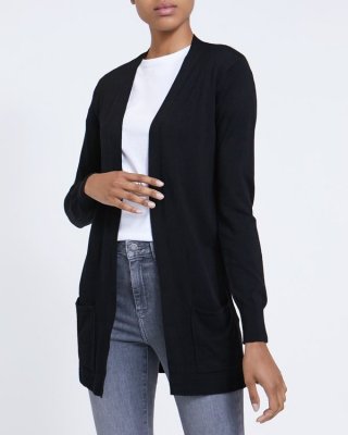 Pocket Edge To Edge Cardigan Pocket Edge To Edge Cardigan