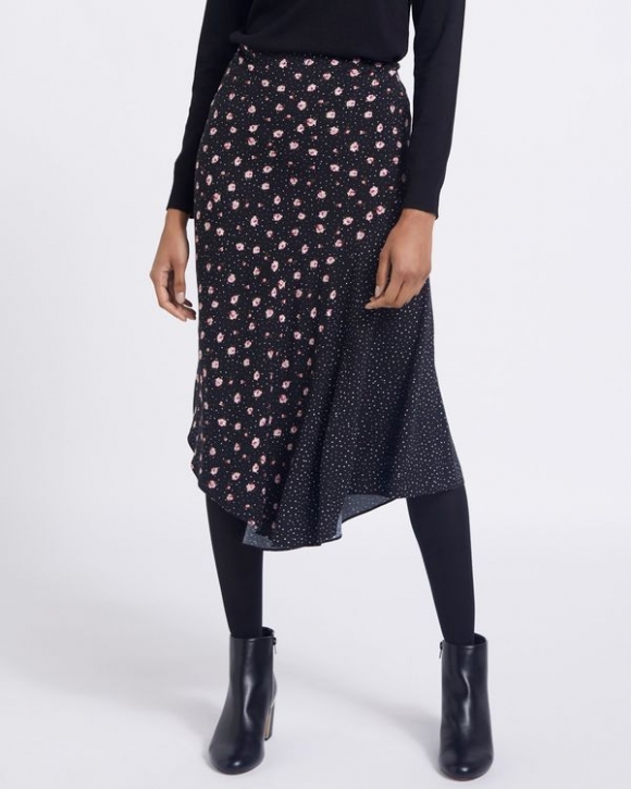 Print Midi Skirt Print Midi Skirt