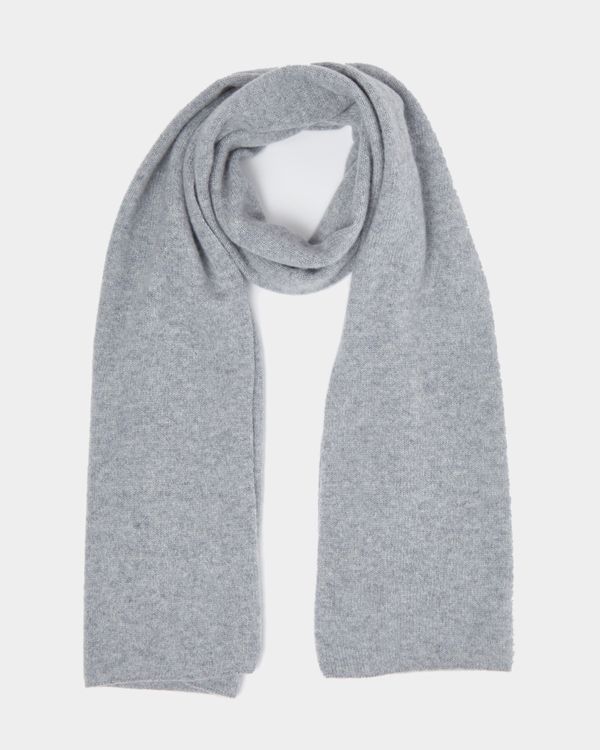 Carolyn Donnelly The Edit Grey Medium Cashmere Scarf