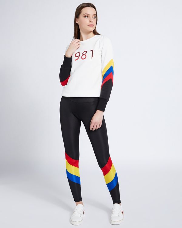 Savida Striped Hem Leggings