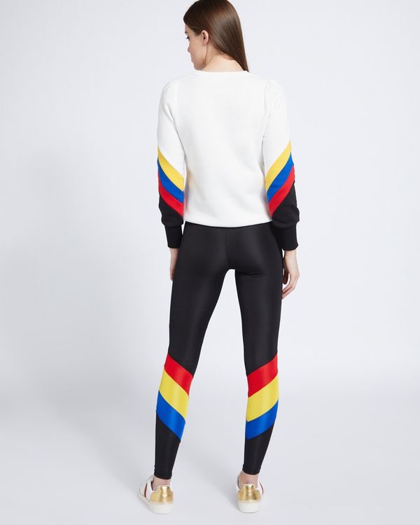 Savida Striped Hem Leggings