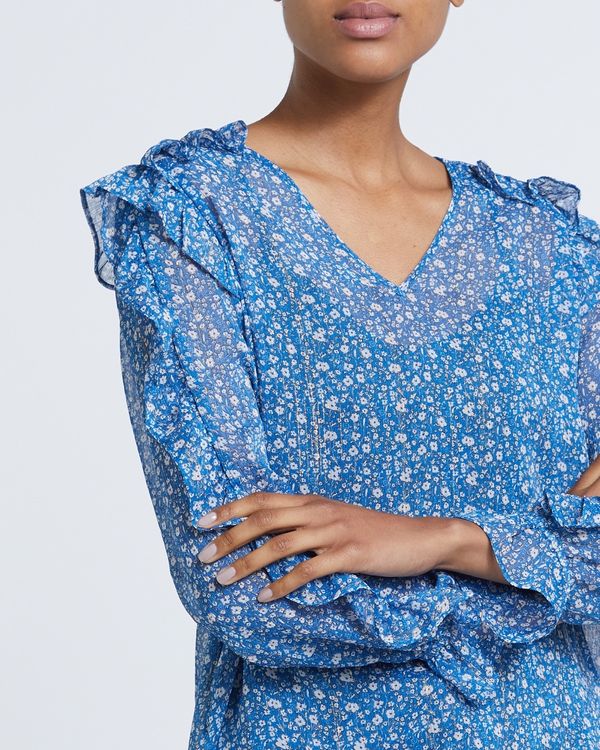 Lurex V-Neck Top