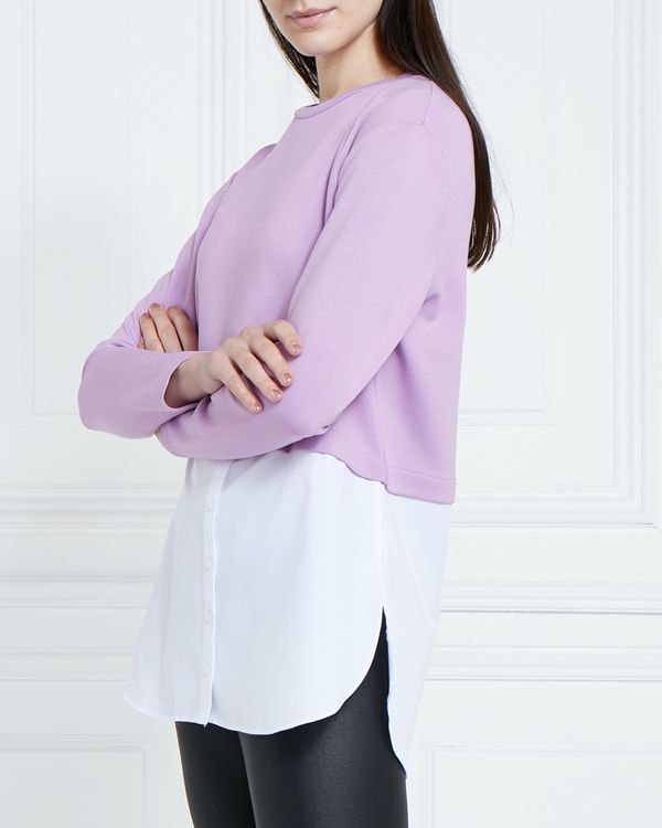 Gallery Luna Poplin Hem Top