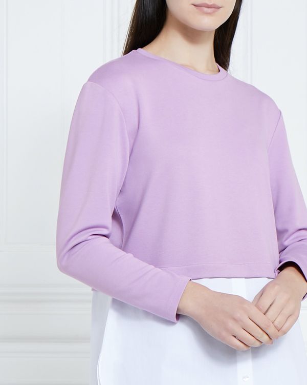 Gallery Luna Poplin Hem Top