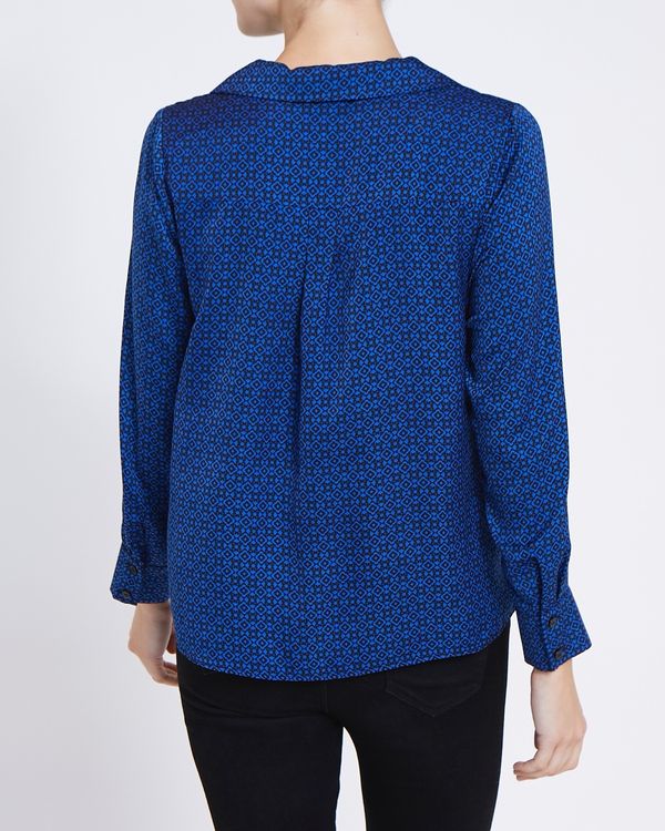 Satin Geo Blouse