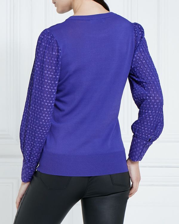 Gallery Pleat Sleeve Jumper