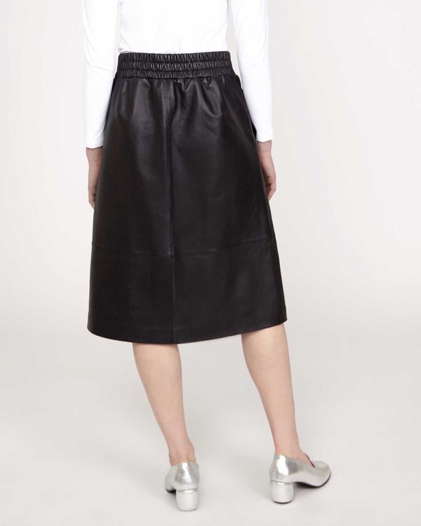 Carolyn Donnelly The Edit Leather Skirt