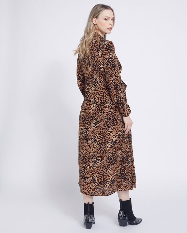 Savida Maternity Button Tie Dress