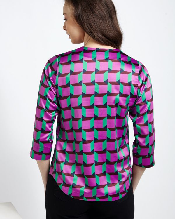 Lennon Courtney at Dunnes Stores Check Mate Blouse
