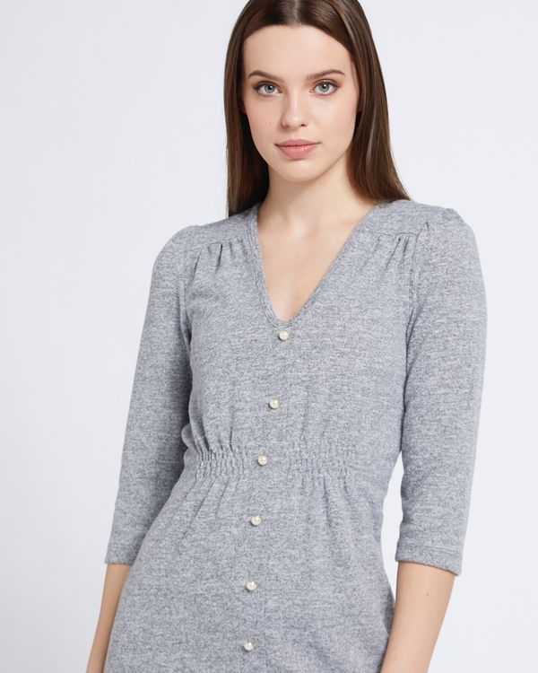 Savida Soft Touch Pearl Button Dress