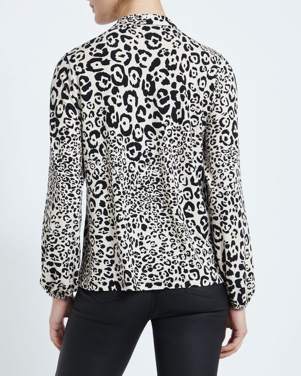 Leopard Jersey Top