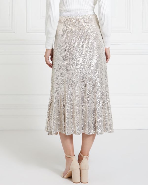 Gallery Mistletoe Sequin Skirt