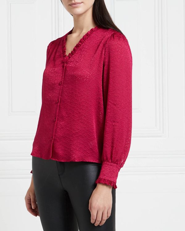 Gallery Mistletoe Burnout Top