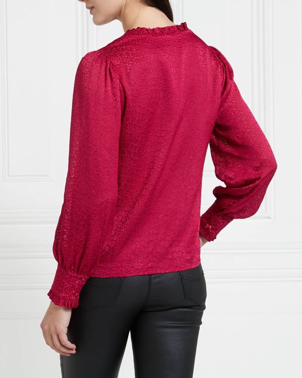 Gallery Mistletoe Burnout Top