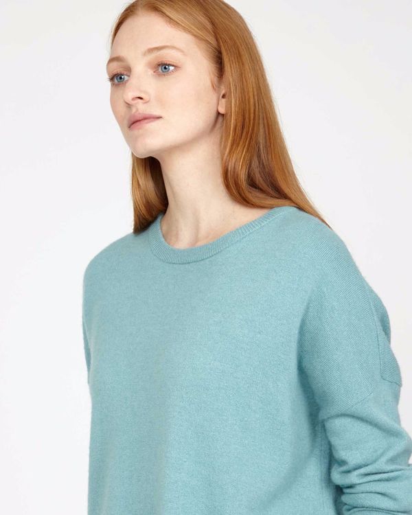 Carolyn Donnelly The Edit Blue Pocket Sweater
