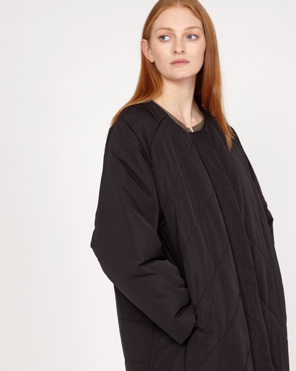 Carolyn Donnelly The Edit Quilted Raglan Coat