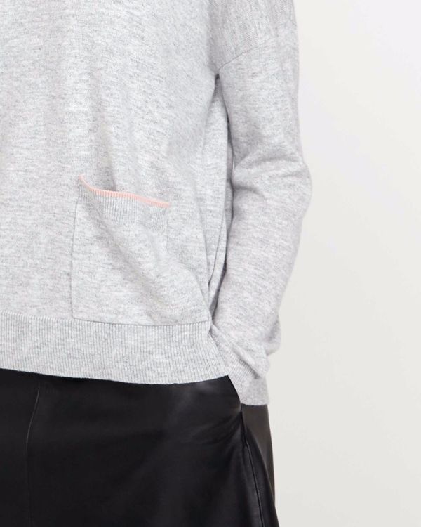 Carolyn Donnelly The Edit Grey Pocket Sweater