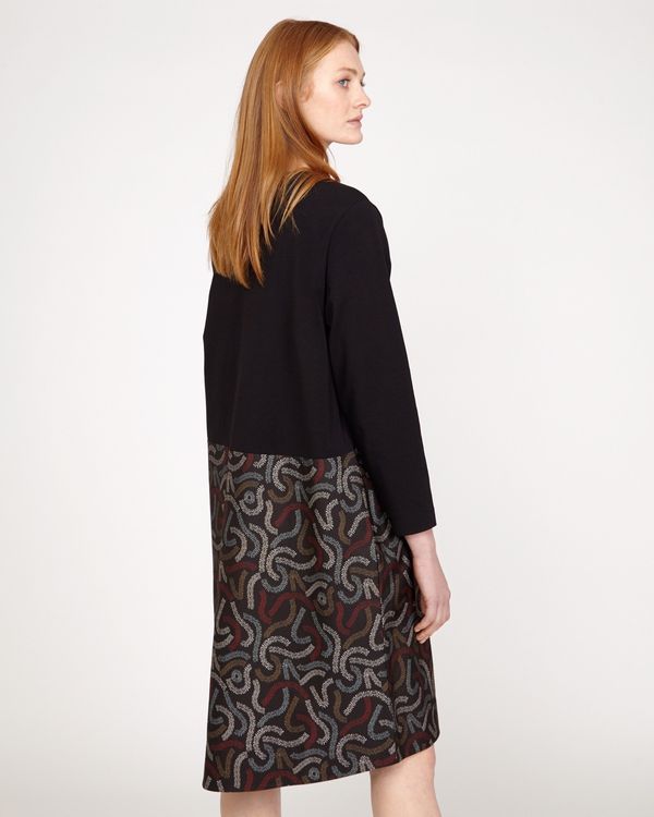 Carolyn Donnelly The Edit Squiggle Print Cotton Hem Dress