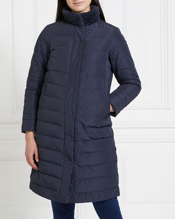 Gallery Fur Down Feather Padded Coat
