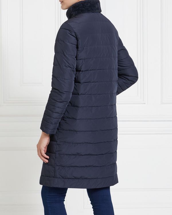 Gallery Fur Down Feather Padded Coat