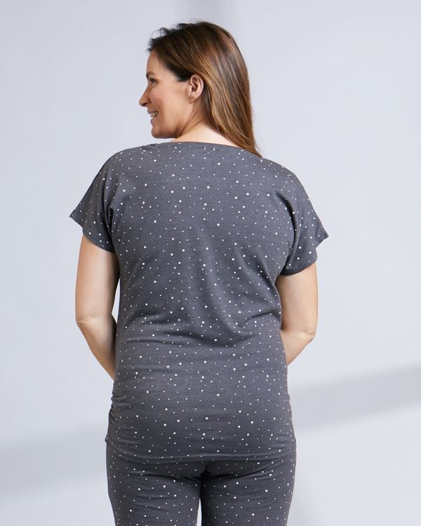 Maternity Star Crew-Neck T-Shirt