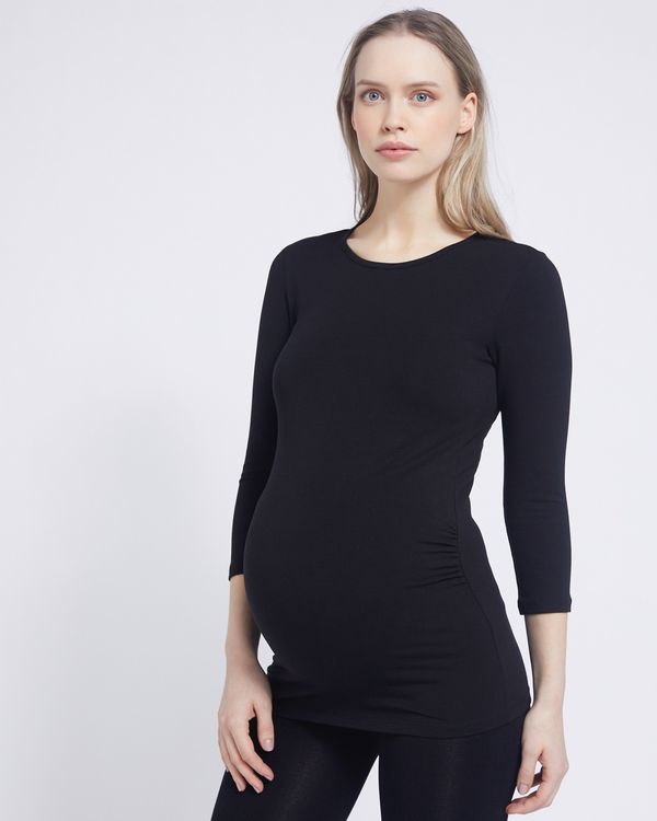 Savida Maternity Scoop Neck Top