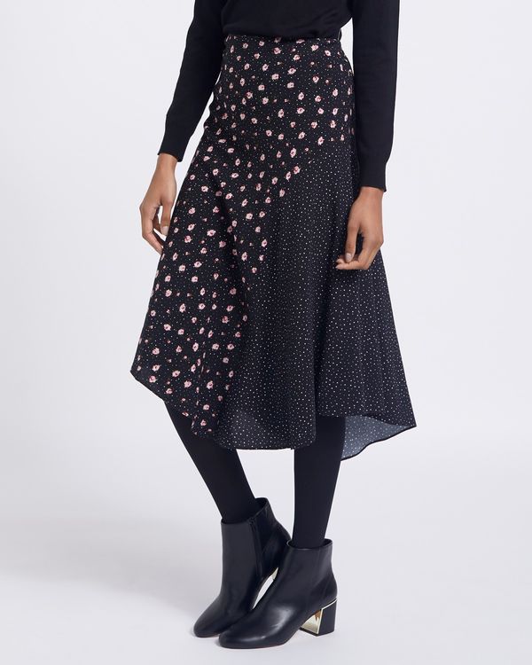 Print Midi Skirt